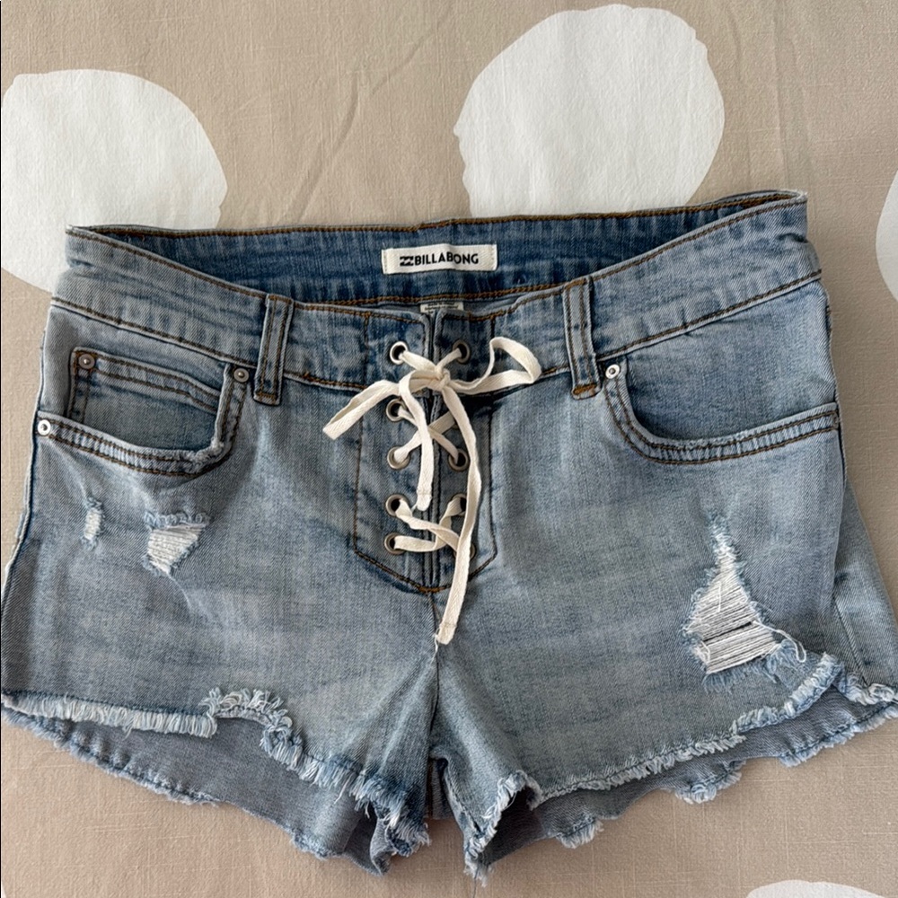 Billabong Women's Blue Denim Shorts